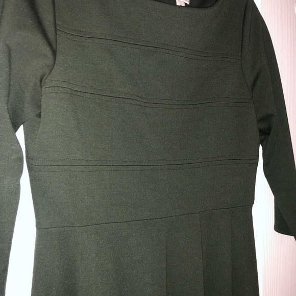 Olive Green Kim Rogers Dress - Picture 2 of 3